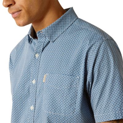 Image showing  Men's Casual Series Miller Modern Fit Western Short-Sleeve Button-Down Shirt