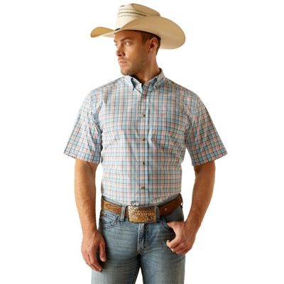 Ariat Men's Pro Series Karson Classic Fit Western Short-Sleeve Button-Down Shirt