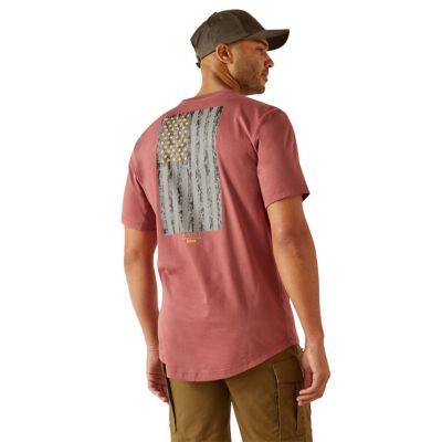 Ariat Men's Rebar Workman Reflective Flag Short -Sleeve T-Shirt