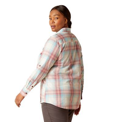 Image showing  Women's Rebar Made Tough DuraStretch Long-Sleeve Work Shirt