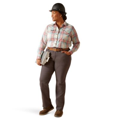 Image showing  Women's Rebar Made Tough DuraStretch Long-Sleeve Work Shirt