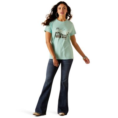 Image showing  Women's Cowboy Short Sleeve T-Shirt