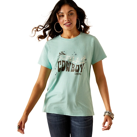 Women's Ariat Cowboy Short Sleeve T-Shirt, 10048642
