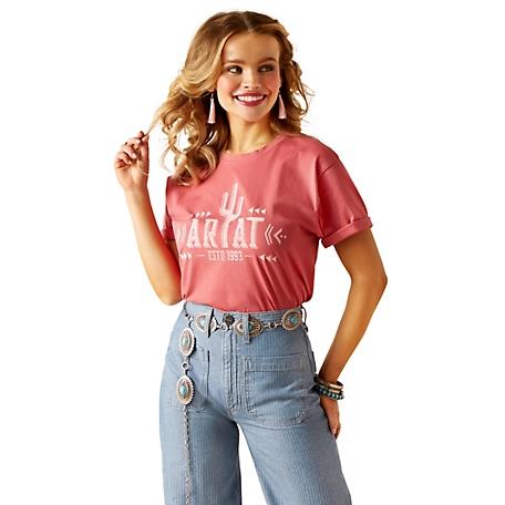Ariat Women's Cactus Logo Short Sleeve T-Shirt, 10048681
