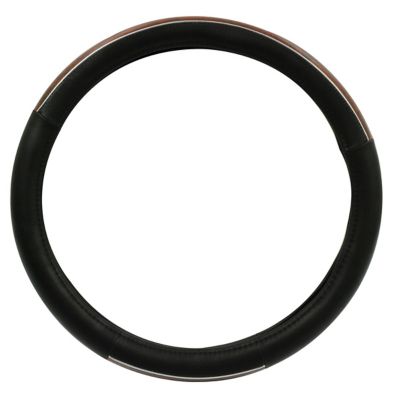 RoadPro 18 in. Steering Wheel Cover Black