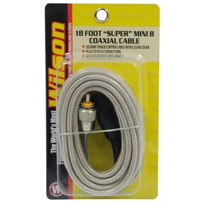 Image showing  18 ft. Coax Cable with Pl-259 Connectors