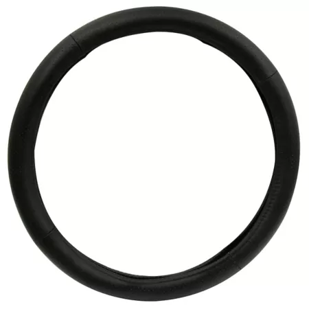 RoadPro 18ft Black Leather Steering Wheel Cover Steering Wheel Covers