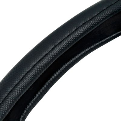 Image showing  Black Massaging Steering Wheel Cover, 18 in.