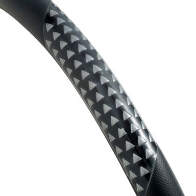 Image showing  Black Massaging Steering Wheel Cover, 18 in.