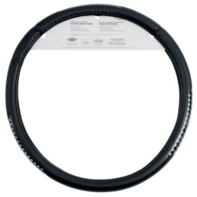 Image showing  Black Massaging Steering Wheel Cover, 18 in.