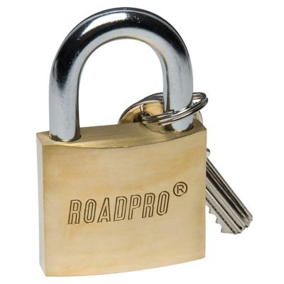 RoadPro 2 in. Solid Brass Pad Lock 1 .in Shack