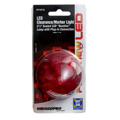 Image showing  2.5 in. Red Sealed Beehive Light