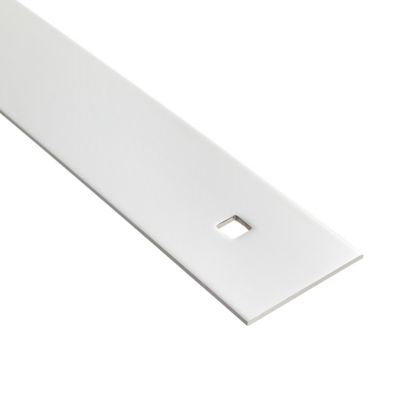 Image showing  24 in. Studded Mudflap Top Plate, Chrome