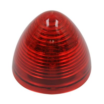 RoadPro 2 in. Beehive Sealed Marker Light Red