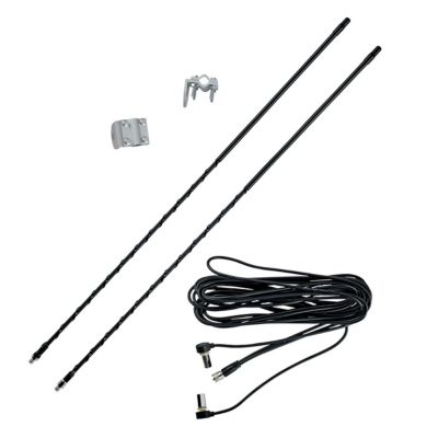 RoadPro 3 ft. Dual Antenna Kit Black