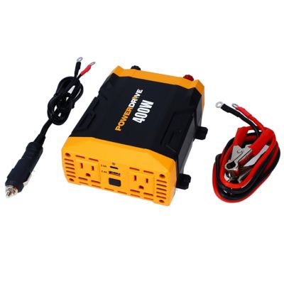 Image showing  400 Watt Power Inverter 12V Dc to 110V Ac with 2 Outlets 2 Ports