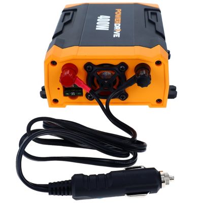 Image showing  400 Watt Power Inverter 12V Dc to 110V Ac with 2 Outlets 2 Ports