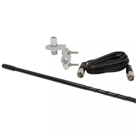 RoadPro CB Antenna Kit with 9ft Cable 4ft Black Travel Accessories