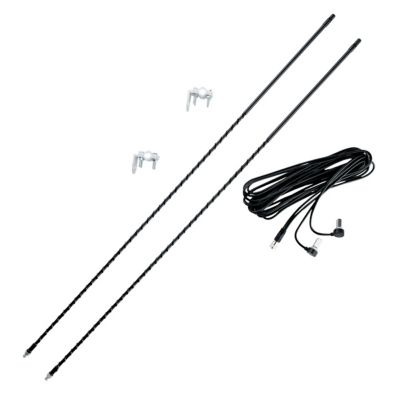 RoadPro 4 ft. Dual Antenna Kit Black