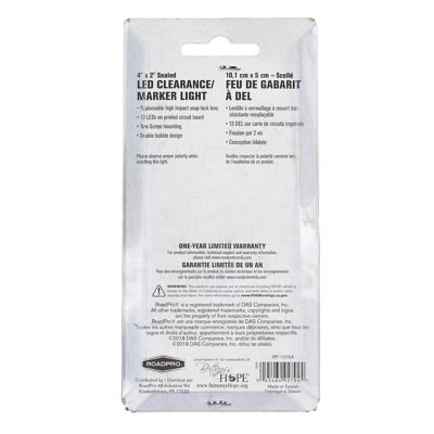 Image showing  4 in. Clearance Marker Light, Amber