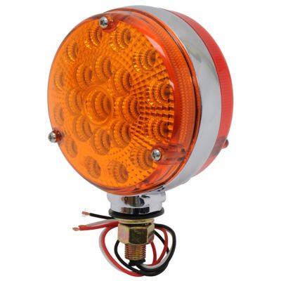 Image showing  4 in. Red Amber Double Face LED W Reflect