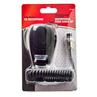 Image showing  4-Pin Dynamic CB Microphone Black
