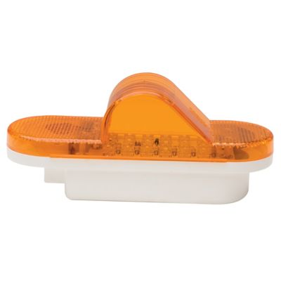 Image showing  6.5 x 2.25 in. Mid Trailer Amber Oval Light