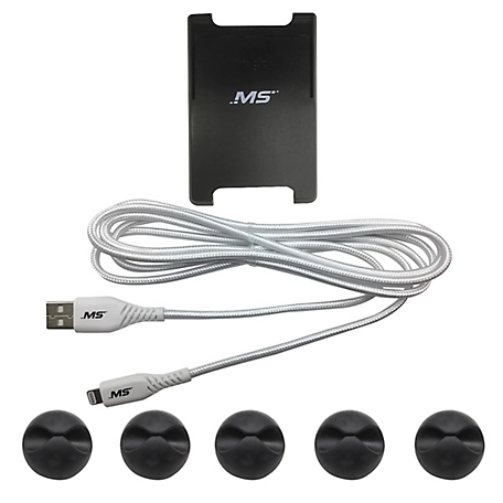 MobileSpec 6 ft. Lightning(R) to USB Card Holder, White