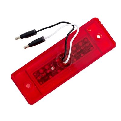 Image showing  6 in. x 2 in. Rectangle Marker Light Red