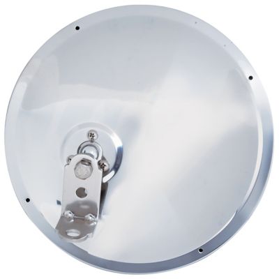 RoadPro 7.5 in. Stainless Steel Offset Stud Convex Mirror
