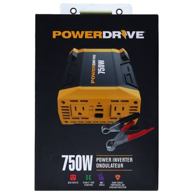 Image showing  750 Watt Power Inverter Dc 12V to 110V Ac Car Converter with 2 Usb Ports 2 Ac Outlets
