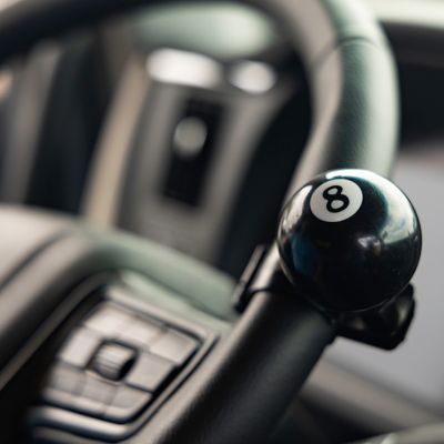 Image showing  8 Ball Steering Wheel Spinner