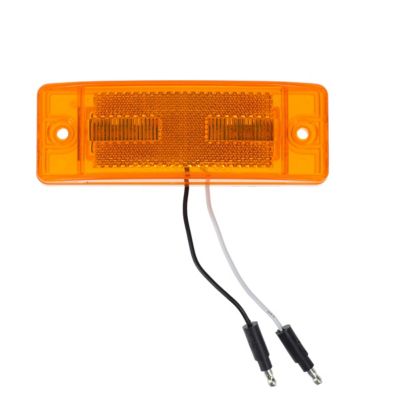 Image showing  8 LED Marker Lt with Rect.Lens/Amber/6 .In