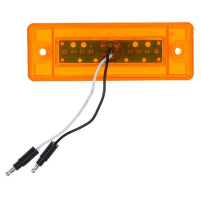 Image showing  8 LED Marker Lt with Rect.Lens/Amber/6 .In