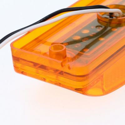 Image showing  8 LED Marker Lt with Rect.Lens/Amber/6 .In