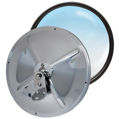Image showing  8.5 in. Stainless Steel Convex Mirror