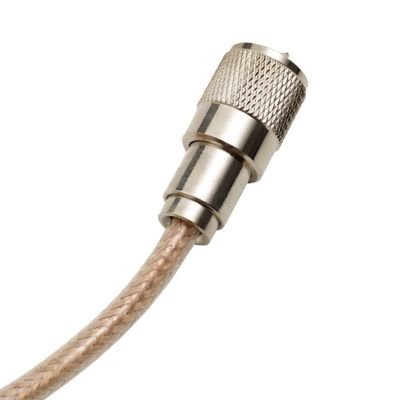 Image showing  9 ft. Mini 8 Clear Pl-259 to Pl-259