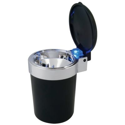 RoadPro Ashtray with Blue LED Light