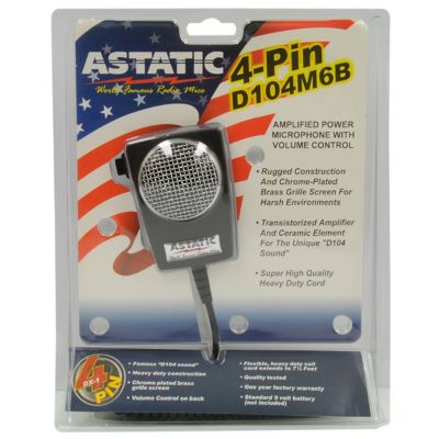 Image showing  Mic D104M6B Pwr 4Pin Blk