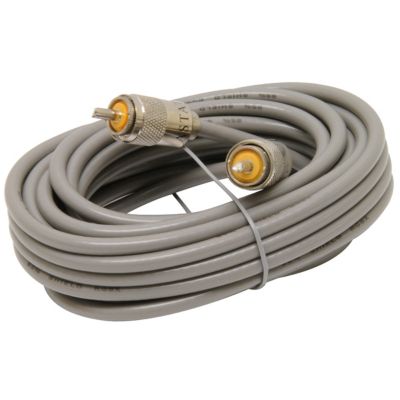 Astatic Mini 8 Coax 18 ft. Gray