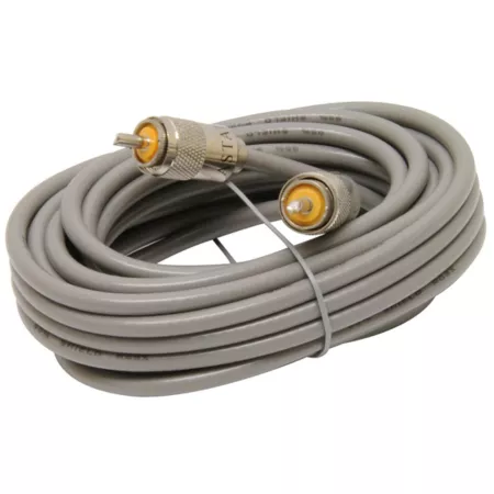 Astatic Mini 8 Coax 18 ft Gray Travel Accessories