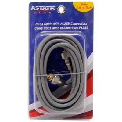 Image showing  Mini 8 Coax 18 ft. Gray