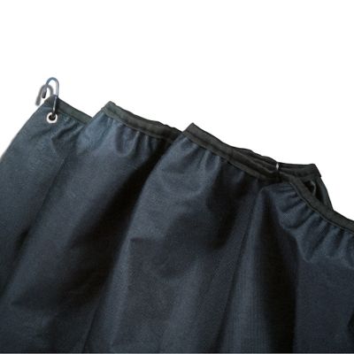 Image showing  Black Privacy Curtain 28 in.es By 11 ft. Single Cab Curtain