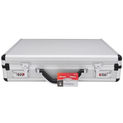 Image showing  Briefcase with Lock Combination Anti-Theft Attache Black Aluminum
