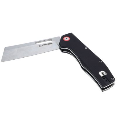 Image showing  Cleaver Pocket Knife Folding 3.5 in. Blade-Folding Knife with Frictionless Ball-Bearing Pivot