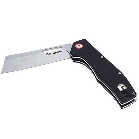 Pastor 9cm carbon steel folding knife ox horn