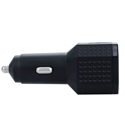 Image showing  Dual Port Car Charger Powerful 24 W 12 V Socket Charger - Compatible with iPhone Galaxy and More