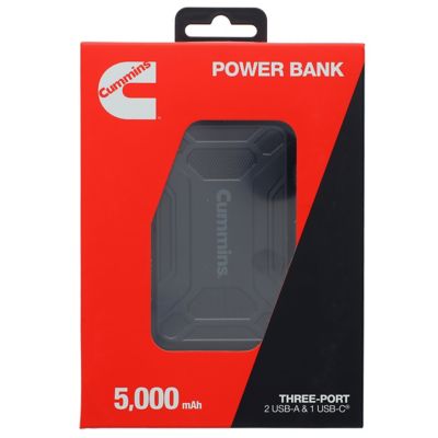 Image showing 6 th Cummins Power Bank 5000Mah 3-Port Fast Charging Power Bank with Multiple Ports and 3 ft. Cable