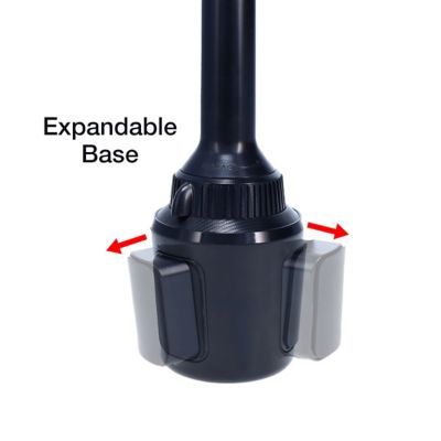 Image showing  Tablet Mount - Cupholder Tablet Dock for iPad Samsung Galaxy Tab Amazon Fire and More - Black