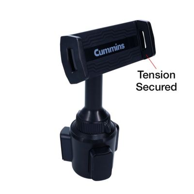 Image showing 5 th Cummins Tablet Mount - Cupholder Tablet Dock for iPad Samsung Galaxy Tab Amazon Fire and More - Black